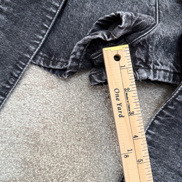 IRO - Ober Denim Paperbag Shorts - size 40, US size 8 - Dark Grey Wash - NWT - Picture 9 of 15